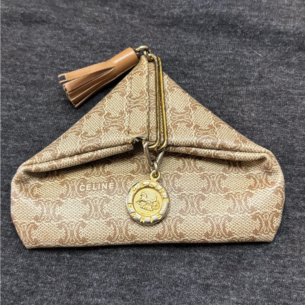 Celine Tan Monogram Coinpurse